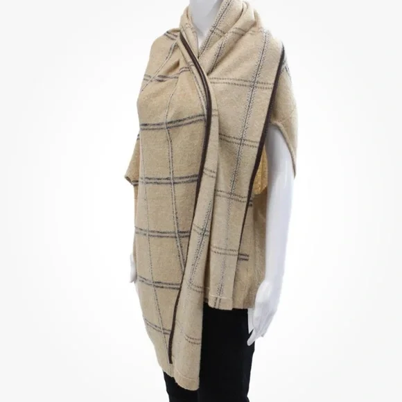 St. John Knit Poncho cardigan wrap - Picture 5 of 12